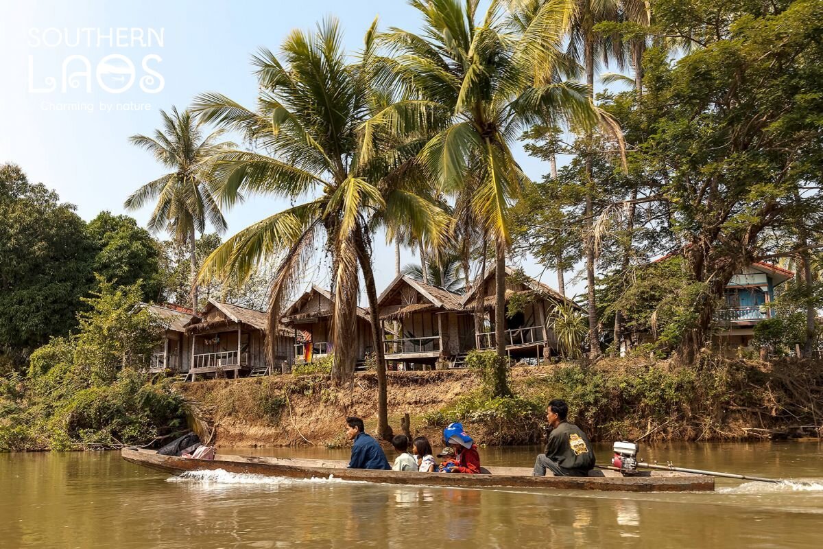 Don Khong Island sightseeing on Mekong Delta, Laos
